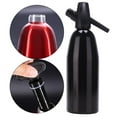 thumbnail image 3 of para agua con gas, 1 L Carbonator para refrescos espumosos, para agua con gas y agua con gas, Sifón de Negro Baoblaze Sifón de soda, 3 of 8