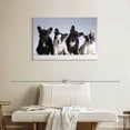 thumbnail image 2 of Elephant Stock French Bulldog Puppies Wall Art - Horizontal Canvas Wall Art - Living Room Wall Decor - Animal Canvas - Blue And Black Decor - 36" x 24", 2 of 8