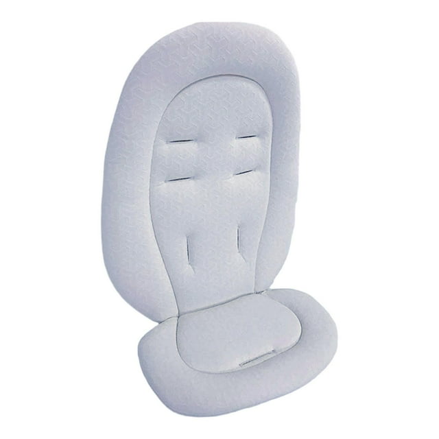 Cojín para cochecito de bebé, almohadilla universal para cochecito, forro suave y transpirable para carrito. Gris