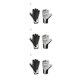 thumbnail image 5 of Eigraketly Ciclismo Mitten Medio dedo Choque Guante acolchado Antideslizante Montar portátil Sin dedos Guantes de bicicleta a prueba de golpes, Negro, M Type1 NO1 Eigraketly CBP139696, 5 of 6