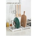 thumbnail image 2 of Multifunctional Kitchen Adjustable Pot Lid Chopping Board Organizer Storage Rack, 2 of 7