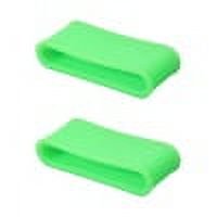 LYMAYTER 2Pcs Pickleball Paddle Grip Band Elastic Badminton Table Tennis Racket Overgrip Handle Silicone -slip Ring Pickleball