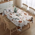thumbnail image 2 of Fall Tablecloth 60x84 Inch Rectangular,Thanksgiving Autumn Harvest Maple Leaf,Pumpkin,Dwarf Table Cover for Party Picnic Dinner Decor, 2 of 5