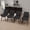 Gray, variant on CICIMLU Modern Kitchen Dining Chairs Set of 4,With Black Metal Legs,Waterproof Faux Leather Armless Side Chairs for Living Room,Restaurant,Durable & Easy to Clean,Brown
