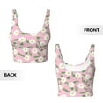 thumbnail image 6 of Uemuo Daisies Flowers Pattern Women's Sports Bra - High Impact Support, Breathable, and Comfortable Athletic Bra for Running, Yoga, and Workouts, 6 of 9