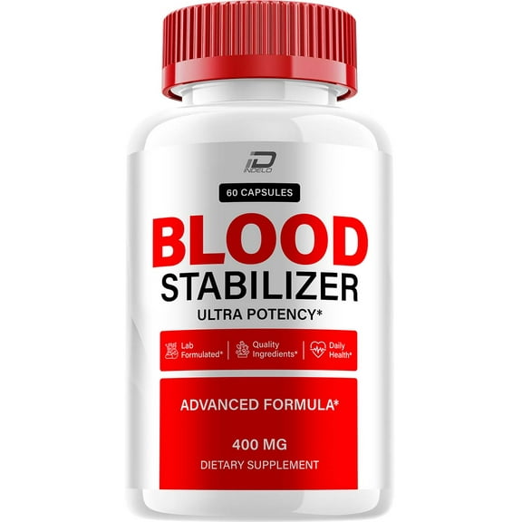 Blood Stabilizer Capsules – BloodStabilizer, All Natural Glycogen Support, 1 Pack, 60 Capsules