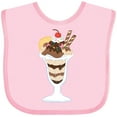 thumbnail image 3 of Inktastic Ice Cream Sundae Boys or Girls Baby Bib, 3 of 4