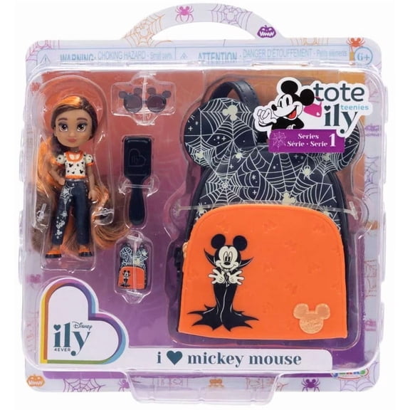 Disney Tote Ily Teenies Halloween Series 1 I Love Mickey Mouse Mini Doll