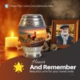 thumbnail image 5 of Yatskia Sunset Rooster Urn for Ashes for Women, Funeral Keepsake Urns for Human Ashes Adult Man, Large Decorative Urns for Adult Ash, (Monar 10 Inch and 3 Inch), 5 of 8