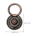 thumbnail image 4 of CRAFTHROU 5 Pcs Boutons en Métal pour Poignées de Meubles Forme Ronde Rouge Bronze, 4 of 4