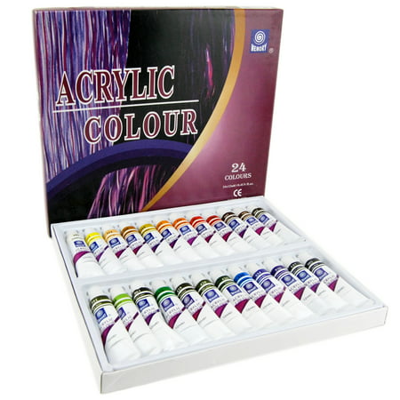Oil Paint Set,24 Colors Non-toxic Artist Oil Paints Professional Acrylic (Best Professional Oil Paints)