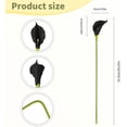 thumbnail image 3 of Black Calla Lily Artificial Flowers 16 PCS 25" Real Touch Long Stem Faux Calla Lillies for DIY Wedding Bouquet Party Home Decor (Black), 3 of 7