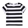 thumbnail image 4 of WhouRiu Girls Fashion Striped Graphic Tees Kids Short Sleeve Crew Neck Tshirt Comfortable Cute Casual Summer T Shirts,3-4 Years, 4 of 4