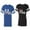 Men Royal / Women Black, variant on Old Mr Mrs Matching Couple Cotton Jerseys (Men Royal / Women Black) (Men S / Women S)