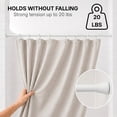 thumbnail image 2 of Tension Adjustable Shower Curtain Rod 43-79 Inches White, 2 of 9
