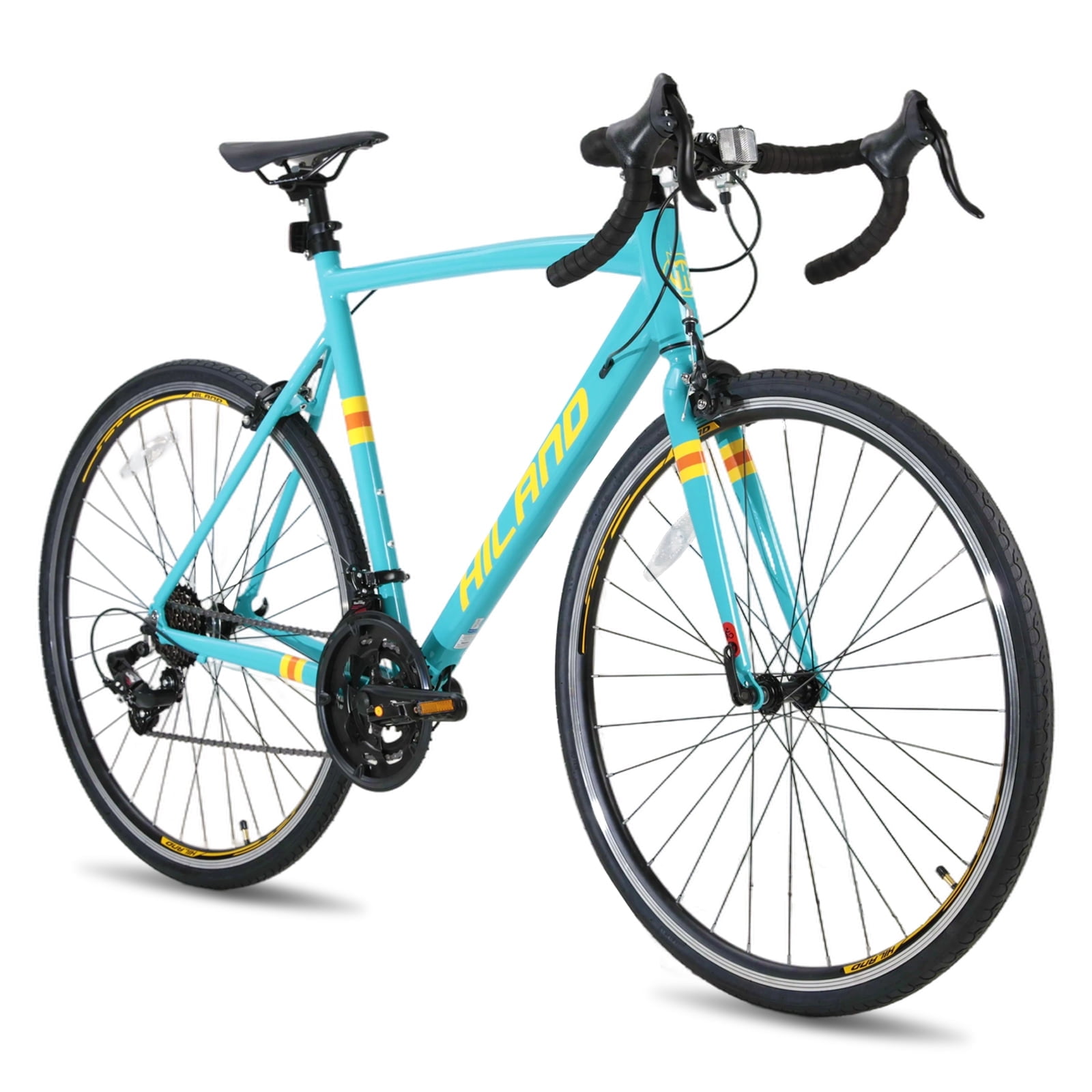 Hiland Daring Mens' 700C Road Bike, Green, M-530mm Frame