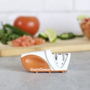 Chef'sChoice Model D4760 Compact 2-Stage Manual Knife Sharpener, in Orange (SH4764OR11)