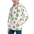 thumbnail image 2 of Lsque Tree Squirrel Patten Youth Hoodie Sweatshirt Pullover with Kangaroo Pocket Boys and Girls Hoodie Warm Hoodie for Kids-Small, 2 of 6