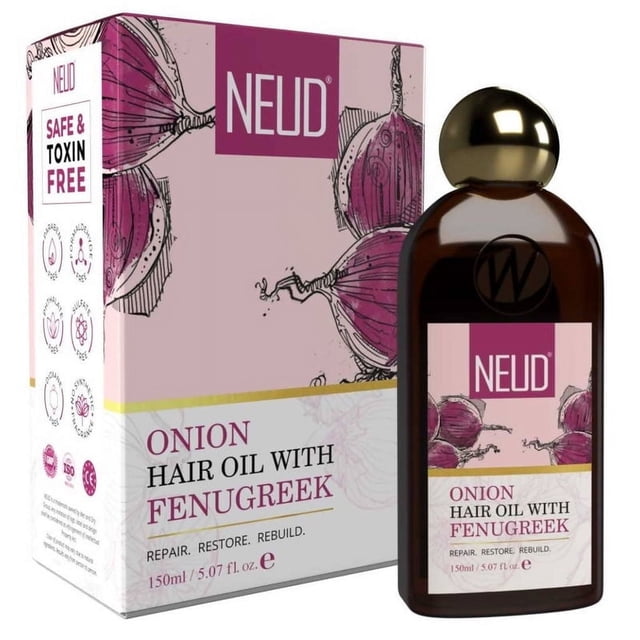Neud Huile Capillaire à l'Oignon avec Fenugrec -150 ml