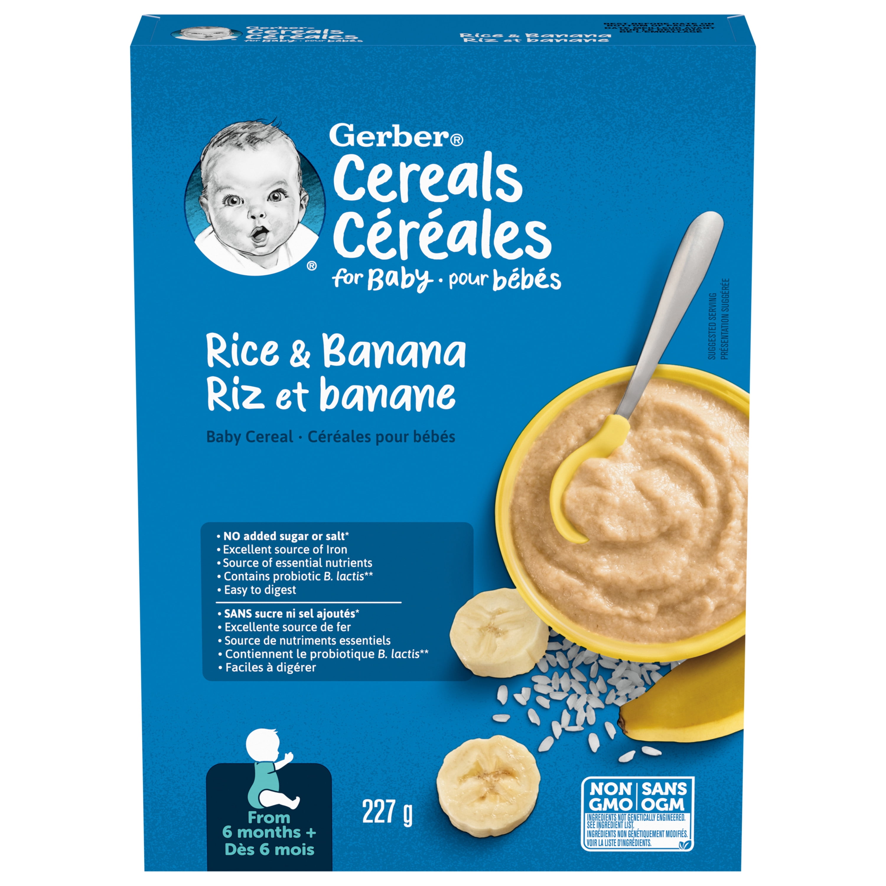 GERBER Stage 2 Rice Banana Baby Cereal - Walmart.ca