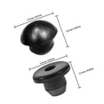 thumbnail image 2 of unbranded 8Ud Tapones Para Jack Hidráulico Con Función Antifugas Y Compacto Negro, 2 of 8