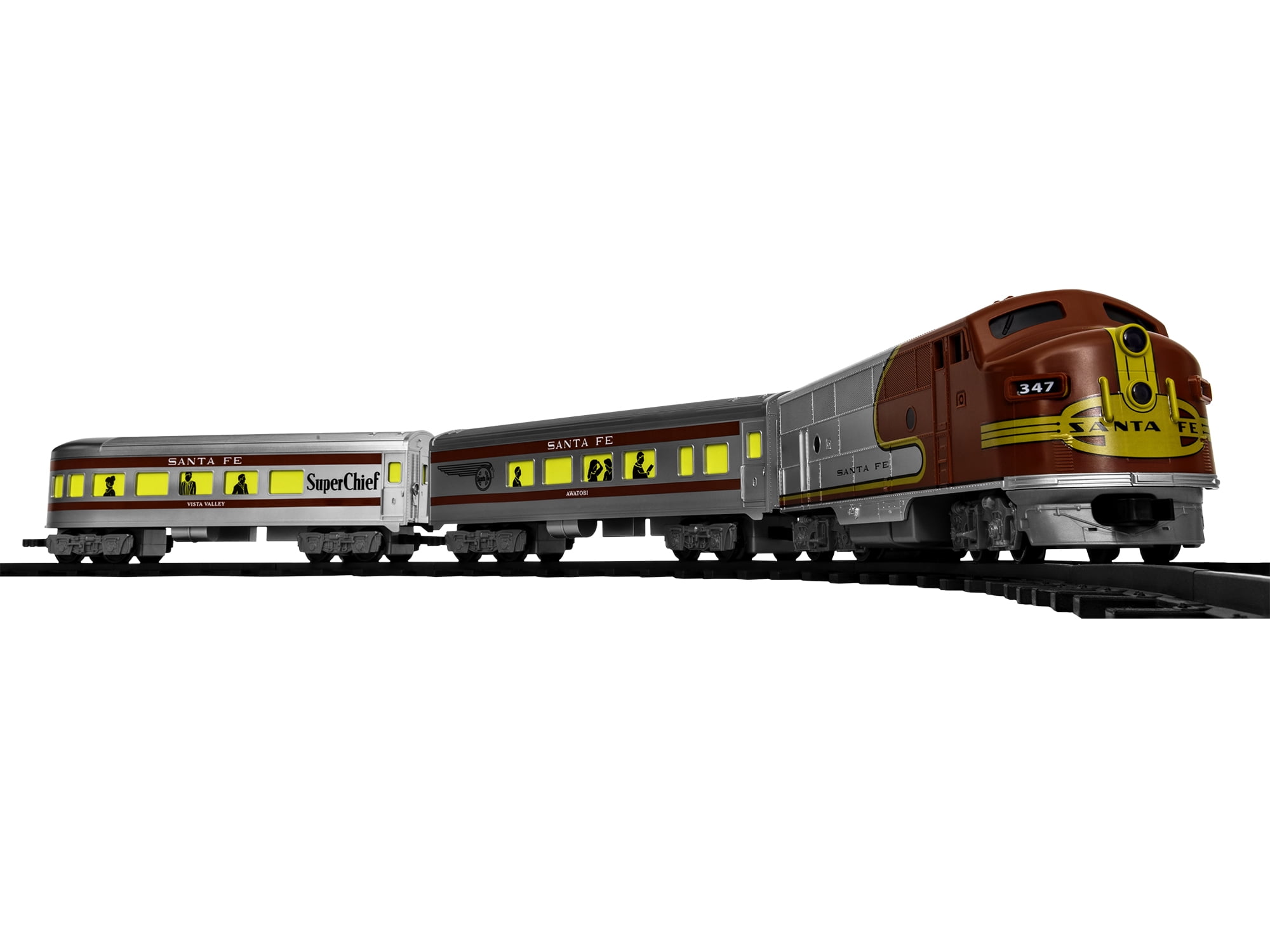 santa fe model train set