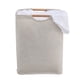 thumbnail image 2 of Cesto de ropa plegable | Cesto portátil estrecho para ropa sucia y sábanas | Cesto de tela plegable para el hogar, el dormitorio y el baño | Tela de saco beige, 2 of 8