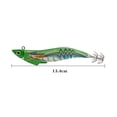 thumbnail image 6 of NIBOLOG 13.4cm/38.5g Fishing Lure Squid Hook Simulated Vivid Skin Bright Color 3D Fisheyes Fish Attraction Universal Sea Fishing Luminous Shrimp Artificial Octopus Bait Fishing Gear, 6 of 8