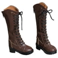 thumbnail image 4 of TISHITA Chaussures Figurines 1/3 Mode Décontractée Bottes pour Poupées 60cm Corps Café, 4 of 8