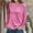 Pink#2, variant on GaThRRgYP Off the Shoulder Tops for Women,Plus Size Tops Clearance under 10.00,Fashion Women Pullove Solid Long Sleeve Casual Shirt Blouse Tops