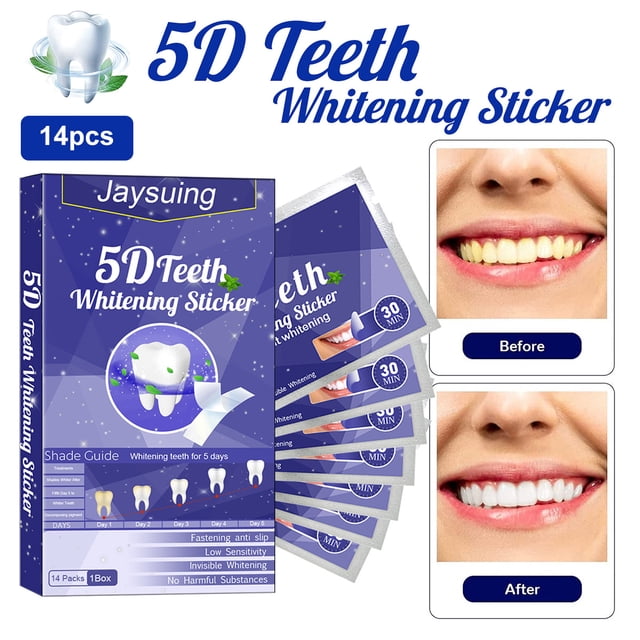 Tiras Blanqueadoras 14 Juegos Tiras Blanqueadoras De Dientes Adhesivas No Sensibles Cuidado Bucal Tiras Blancas Antideslizantes Para Blanquear Los Dientes Ayuda A Eliminar Las Manchas De Frutas Y Bebi Muyoka Hogar