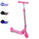 thumbnail image 1 of Scooter Patín del Diablo para Niños con Luces Plegable Altura Ajustable Antideslizante Freno 3 a 8 Años -  Rosa, 1 of 7
