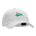 thumbnail image 5 of Golf Greens Embroidered Washed Cap - White OSFM, 5 of 5