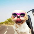 thumbnail image 3 of Gafas para perros, gafas de sol para mascotas, gafas plegables para perros, gafas de sol con protección UV (rosa, L), 3 of 5