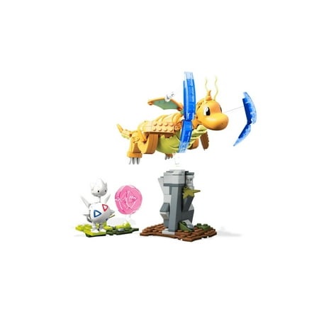 Mega Construx - Pokemon Dragonite vs. Togetic Challenge Building Set - Multicolor