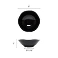 thumbnail image 2 of Excellante Classic Black Extra Heavy Weight Melamine Dinnerware Collection 45 Oz, 9" X 3" Soup Bowl, Comes in Dozen, 2 of 2