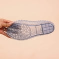 thumbnail image 5 of Women's Jelly Mesh Flats Breathable Clear Hollow Shoes Summer Beach Jellies Ballet Sandals Blue 8.5, 5 of 7