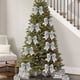 thumbnail image 1 of Lazo decorativo navideño | Nudo de cinta de festival de color sólido | Esenciales para las celebraciones navideñas | Envoltorio de regalos y decoración del árbol | Pack de 10 | 5,91x5,51 pulgadas, 1 of 6
