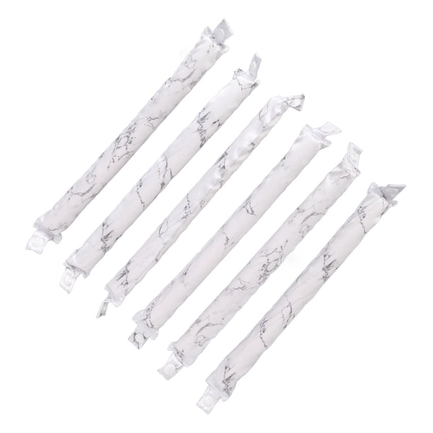 Rizadores Sin Calor, Botón A Presión, Varilla Para Rizar Sin Calor, 6 Varillas, Herramienta De Peinado Para Dormir Durante La Noche Para Cabello Ondulado
