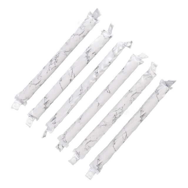 Rizadores Sin Calor, Botón A Presión, Varilla Para Rizar Sin Calor, 6 Varillas, Herramienta De Peinado Para Dormir Durante La Noche Para Cabello Ondulado