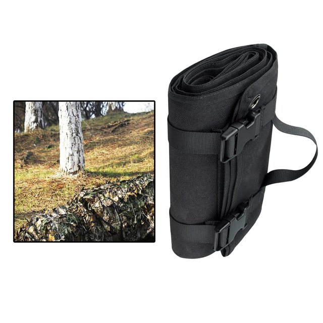 Hunting Training Shooters Mat Portable Non-slip for Outdoor Black