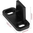 thumbnail image 5 of BUZIFU Adjustable Bottom Floor Guide Clip Quiet and Smooth Sliding for Barn Door with Screws, 5 of 7