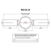 Earthquake Sound RK-C6V2 6.5 In-Ceiling Rough-In Speaker Kit (pair)