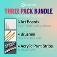 thumbnail image 3 of Vertall 3-pack Bundle Christmas Art & Kraft Paint Kits - Rudolph, Snowman, & Santa Designs, 3 of 5