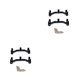 thumbnail image 1 of Tholdsy 2 piezas de servos de dirección, piezas de mejora de escala de asiento, servicio de larga duración, instalación práctica, reemplazo de modelo Negro 2piezas Tholdsy CBP204560, 1 of 6