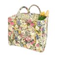 thumbnail image 2 of Cesta Lavado Lavandería Floral Almacenamiento Tela Boho (Estilo G), 2 of 9