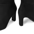 thumbnail image 5 of DREAM PAIRS Women's Knee High Boots, Round Toe Block High Heel Dress Boots with Side Zipper, 5 of 5