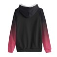 thumbnail image 5 of Bowake Vêtements d'Automne pour Femmes à Manches Longues Dégradé Chandails en Molleton Décontractés Légers Raglan avec Poche, 5 of 5