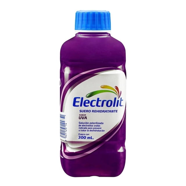 Suero rehidratante Electrolit uva 300 ml