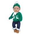 thumbnail image 2 of Doll Christmas Costume Christmas Decorations Doll Costume Doll DIY Clothing Xmas Doll Clothes Christmas Doll Outfit, 2 of 7